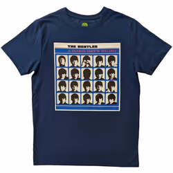 The Beatles - T-shirt A HARD DAY´S NIGHT - Adulte (Denim)