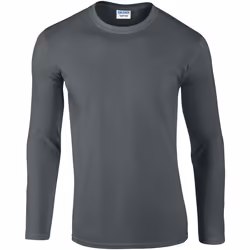 Gildan - T-shirts manches longues - Hommes (Gris foncé)