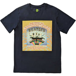 The Beatles - T-shirt MAGICAL MYSTERY TOUR - Adulte (Bleu marine)