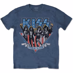 Kiss - T-shirt AMERICANA - Adulte (Denim)