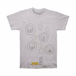 The Beatles - T-shirt - Adulte (Gris chiné)