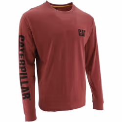 Caterpillar - T-shirt manches longues - Homme (Rouge)