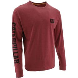 Caterpillar - T-shirt manches longues - Homme (Rouge)