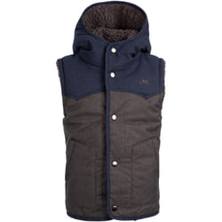 Trespass - Veste sans manches OBTAIN - Enfant (Gris foncé Chiné)