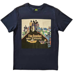 The Beatles - T-shirt YELLOW SUBMARINE - Adulte (Denim)