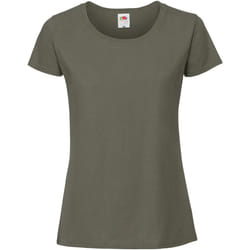 Fruit Of The Loom -T-Shirt - Femmes (Vert foncé)