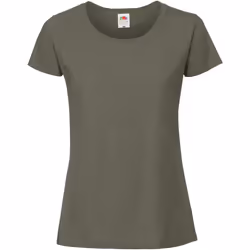 Fruit Of The Loom -T-Shirt - Femmes (Vert foncé)