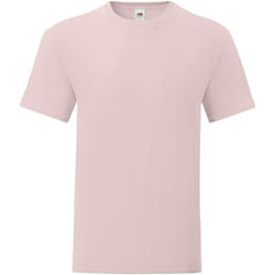Fruit Of The Loom - T-shirt manches courtes ICONIC - Homme (Rose pâle)