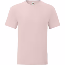 Fruit Of The Loom - T-shirt manches courtes ICONIC - Homme (Rose pâle)