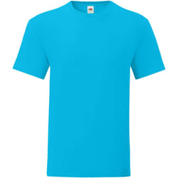 Fruit Of The Loom - T-shirt manches courtes ICONIC - Homme (Azur)