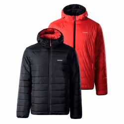 Hi-Tec - Veste matelassée HALDEN - Homme (Noir / Rouge sang)
