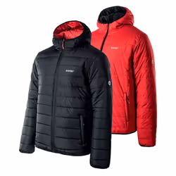 Hi-Tec - Veste matelassée HALDEN - Homme (Noir / Rouge sang)