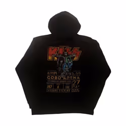 Kiss - Sweat à capuche COBRA ARENA ´76 - Adulte (Noir)
