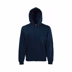 Fruit Of The Loom - Sweatshirt à capuche et fermeture zippée - Homme (Bleu marine profond)
