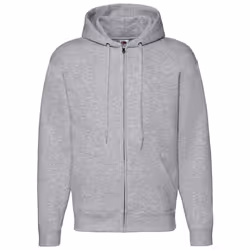 Fruit Of The Loom - Sweatshirt à capuche et fermeture zippée - Homme (Gris)