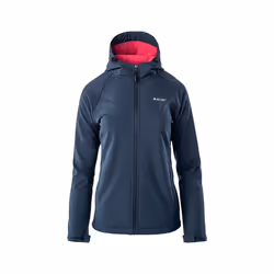 Hi-Tec - Veste softshell NETI - Femme (Bleu nuit / Sangria)