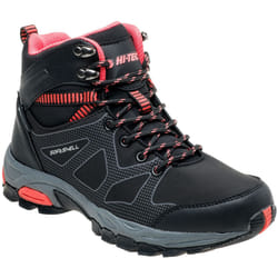 Hi-Tec - Bottines de marche FUMIKO - Femme (Noir / Corail vif)