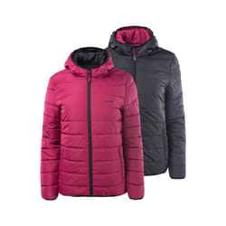 Hi-Tec - Veste matelassée HAIMO - Femme (Rouge betterave / Noir)