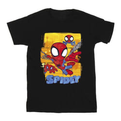 Marvel - T-shirt SPIDEY AND HIS AMAZING FRIENDS - Homme (Noir)