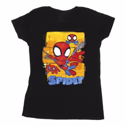 Marvel - T-shirt SPIDEY AND HIS AMAZING FRIENDS - Femme (Noir)