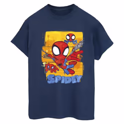 Marvel - T-shirt SPIDEY AND HIS AMAZING FRIENDS - Femme (Bleu marine)