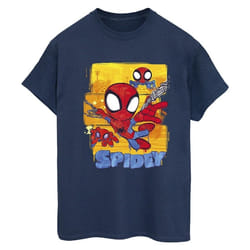 Marvel - T-shirt SPIDEY AND HIS AMAZING FRIENDS - Femme (Bleu marine)