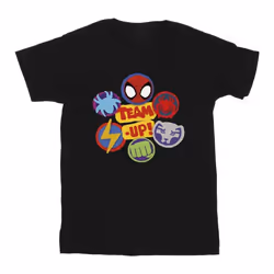 Marvel - T-shirt SPIDEY AND HIS AMAZING FRIENDS UP - Homme (Noir)