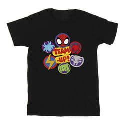 Marvel - T-shirt SPIDEY AND HIS AMAZING FRIENDS UP - Homme (Noir)
