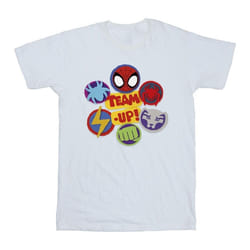 Marvel - T-shirt SPIDEY AND HIS AMAZING FRIENDS UP - Homme (Blanc)