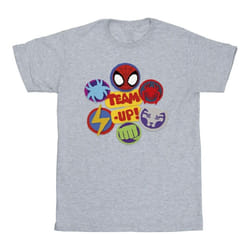 Marvel - T-shirt SPIDEY AND HIS AMAZING FRIENDS UP - Garçon (Gris chiné)
