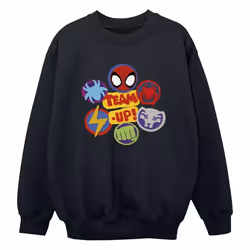 Marvel - Sweat SPIDEY AND HIS AMAZING FRIENDS UP - Garçon (Noir)