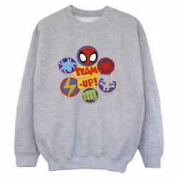 Marvel - Sweat SPIDEY AND HIS AMAZING FRIENDS UP - Garçon (Gris chiné)