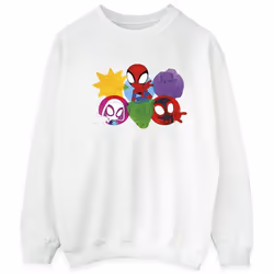 Marvel - Sweat SPIDEY AND HIS AMAZING FRIENDS - Homme (Blanc)