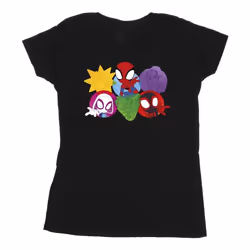 Marvel - T-shirt SPIDEY AND HIS AMAZING FRIENDS - Femme (Noir)