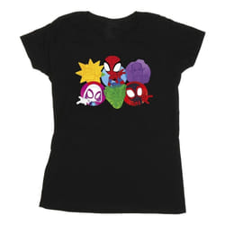 Marvel - T-shirt SPIDEY AND HIS AMAZING FRIENDS - Femme (Noir)