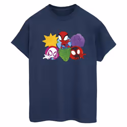 Marvel - T-shirt SPIDEY AND HIS AMAZING FRIENDS - Femme (Bleu marine)