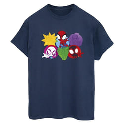 Marvel - T-shirt SPIDEY AND HIS AMAZING FRIENDS - Femme (Bleu marine)