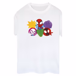 Marvel - T-shirt SPIDEY AND HIS AMAZING FRIENDS - Femme (Blanc)