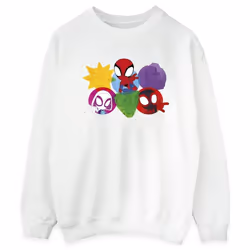 Marvel - Sweat SPIDEY AND HIS AMAZING FRIENDS - Femme (Blanc)