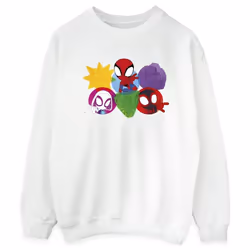 Marvel - Sweat SPIDEY AND HIS AMAZING FRIENDS - Femme (Blanc)