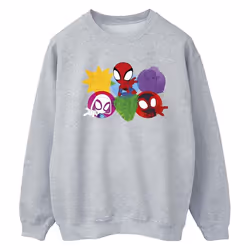 Marvel - Sweat SPIDEY AND HIS AMAZING FRIENDS - Femme (Gris chiné)