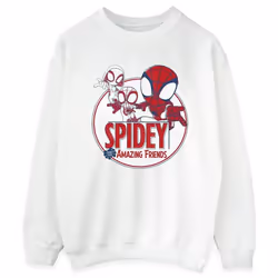 Marvel - Sweat SPIDEY AND HIS AMAZING FRIENDS - Femme (Blanc)