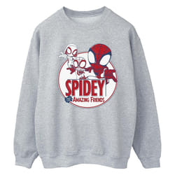 Marvel - Sweat SPIDEY AND HIS AMAZING FRIENDS - Femme (Gris chiné)