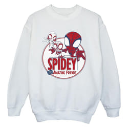 Marvel - Sweat SPIDEY AND HIS AMAZING FRIENDS - Garçon (Blanc)