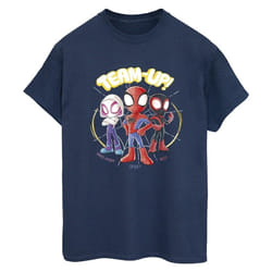 Marvel - T-shirt SPIDEY AND HIS AMAZING FRIENDS - Femme (Bleu marine)