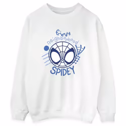 Marvel - Sweat SPIDEY AND HIS AMAZING FRIENDS NEIGHBOURHOOD - Femme (Blanc)