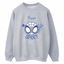 Marvel - Sweat SPIDEY AND HIS AMAZING FRIENDS NEIGHBOURHOOD - Femme (Gris chiné)