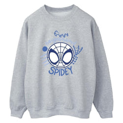 Marvel - Sweat SPIDEY AND HIS AMAZING FRIENDS NEIGHBOURHOOD - Femme (Gris chiné)