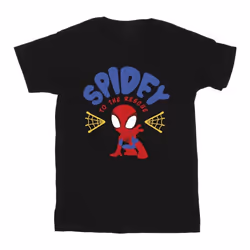 Marvel - T-shirt SPIDEY AND HIS AMAZING FRIENDS RESCUE - Homme (Noir)