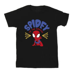 Marvel - T-shirt SPIDEY AND HIS AMAZING FRIENDS RESCUE - Homme (Noir)